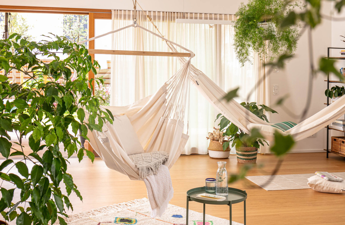 Habana Latte - Organic Cotton Kingsize Hammock Chair