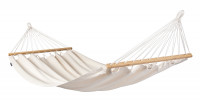 Florencia Latte - Single-hængekøje med tværpind i økologisk bomuld