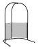 Arcada Anthracite - Galvanized Steel Stand for Hammock Chairs and Kids Hanging Nests