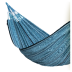 Flora Blue Zebra - Klasyczny hamak w rozmiarze Kingsize wykonany z bawełny organicznej